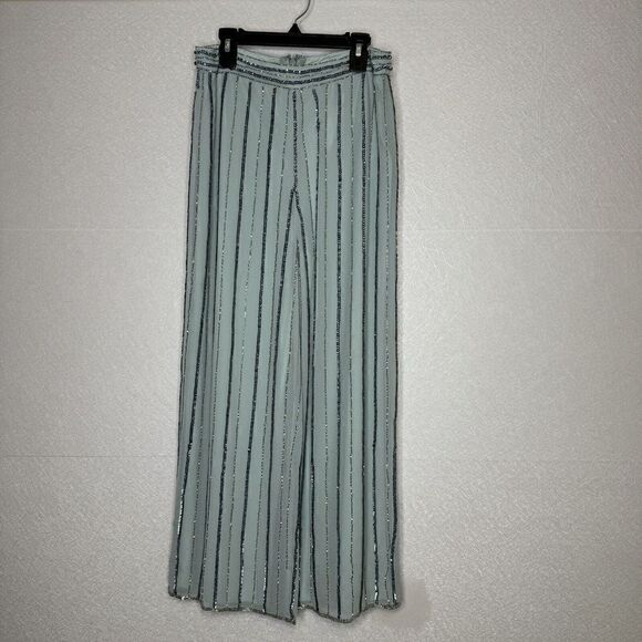 Miss Selfridge Embellished Palazzo Trousers Party Pants 6 - Picture 2 of 5